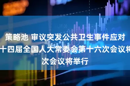 策略池 审议突发公共卫生事件应对法等 十四届全国人大常委会第十六次会议将举行