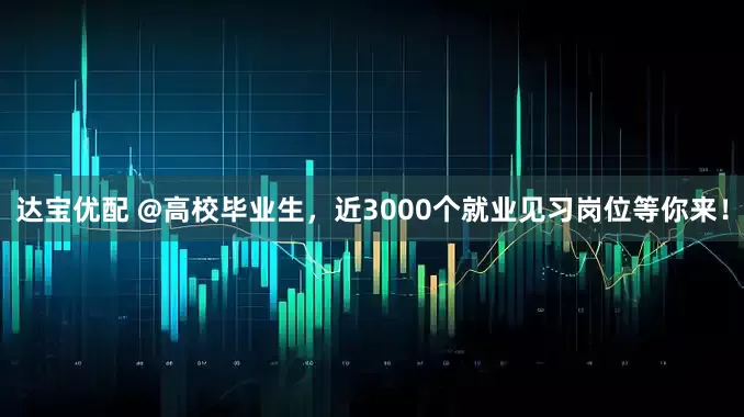 达宝优配 @高校毕业生，近3000个就业见习岗位等你来！